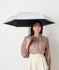 MOONBAT 【一級遮光/晴雨兼用】LANVIN en Bleu (ランバン オン ブルー) 折りたたみ日傘 ラインドローイング 遮光 遮熱 UV
