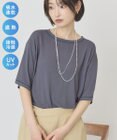 AMERICAN HOLIC 【先行予約】【マルチ機能】配色ステッチルーズTシャツ