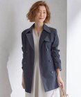 23区 L コットンポリエステルギャバジン ショート トレンチコート