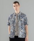JOSEPH HOMME 新柄【洗える】メキシカントロピカルプリント　半袖レギュラーカラーシャツ