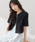 earth music&ecology カットリブＷジップカーディガン