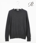 【R(アール)】ウールカシミヤ クルーネック ニット