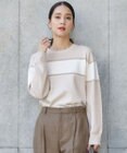 自由区 【カタログ掲載・洗える】モールコンビ ニット