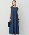 ICB ナチュラルソフトデニム ノースリーブワンピース