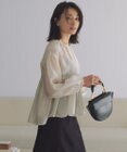23区 L 【WEB&一部店舗限定カラーあり】ソフトオーガンジー ボリューム ブラウス