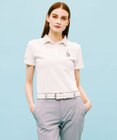 23区GOLF 【WOMEN】ハニカムライト鹿子 半そでポロシャツ