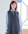 Feroux 【WEB一部店舗限定】スタンドネック ブラウス
