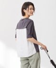 J.PRESS LADIES L プレーティングジャージー ブロッキング カットソー