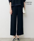 ICB L 【WEB限定カラーあり】FluidBackSatin ワイドパンツ