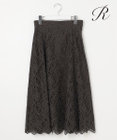 23区 L 【R(アール)】フラワーコードレース スカート