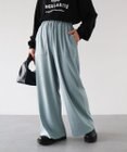 Green Parks 配色ステッチ楊柳イージーパンツ