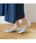 Riz raffinee <Riz raffinee>メッシュフラットパンプス