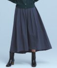 23区 L 【洗える】ライトメモリーウェザー フレアスカート