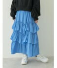 earth music&ecology ランダムティアードボリュームスカート