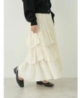 earth music&ecology ランダムティアードボリュームスカート