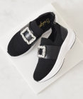 Bridget Birkin 【Bridget Birkin】ビジューバックルニットスニーカー