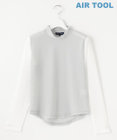 23区GOLF 【WOMEN】AIR TOOLライト シアースリーブモックネック