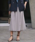 J.PRESS LADIES L エアリースパンボイル ガウチョ パンツ