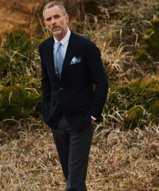 GOTAIRIKU 日本製【シルク100％】オリジナル柄チーフ_ドット柄