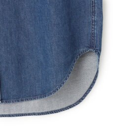 23区 S 【Oggi4月号掲載/洗える】23区DENIM ライトダンガリー シャツワンピース