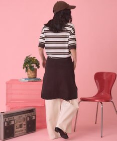 AMERICAN HOLIC 【PENNEY'S】レトロボーダー半袖ニット