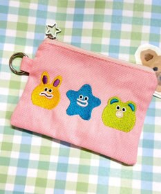 WEGO モンスター刺繍ポーチ