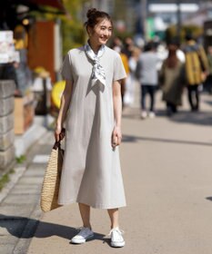 ANY L 【洗濯機可】Ａラインフレア ワンピース