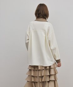 GRACE CONTINENTAL レザーカットシャツ