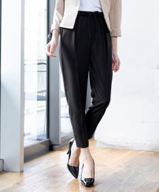 Tiaclasse 【洗える】ドロストテーパードパンツ