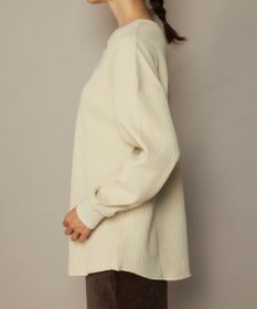 OP／FILA 【ocean pacific】らくティブ/ヘンリーネックワッフルロンT