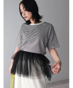 Green Parks マルチｗａｙチュールプリーツベルト