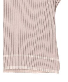 earth music&ecology ノースリーブラインニットプルオーバー