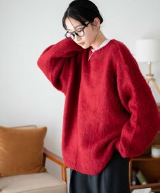 WEGO モヘアライクBIGプルオーバー