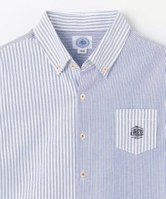 J.PRESS KIDS 【140-170cm】オックスフォード ストライプコンビシャツ
