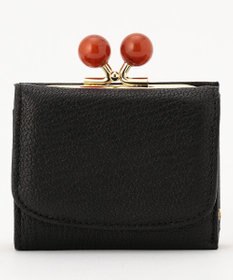 UNBILLION perche アクリル玉三つ折りミニサイフ