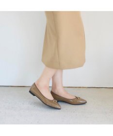 MODE ET JACOMO <carino>【レイン対応】中敷きデザインバレエシューズ