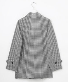 J.PRESS LADIES S 【洗える】Lightストレッチギンガム ダブル トレンチコート