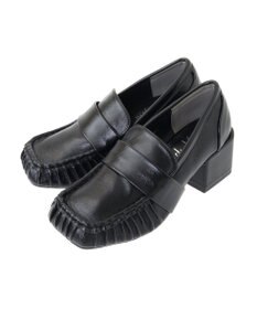 Green Parks ・ｒｉｃｈ　ｂｌｕｅ　ヒールローファー