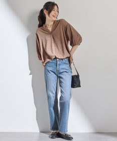 ANY ドルマンスキッパードットブラウス