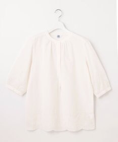 J.PRESS LADIES 【WEB限定カラーあり・洗える】セルロース刺繍 ブラウス