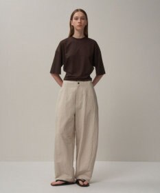 ATON CRISPY LINEN | イージーパンツ