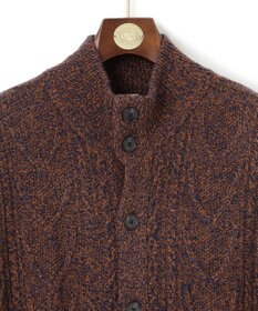 J.PRESS MEN 【Cash Lamb's Wool】ケーブルニット カーディガン