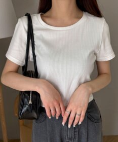 WEGO 【SMサイズ展開】コンパクトリブT