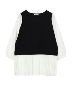 earth music&ecology プリーツドッキングプルオーバー