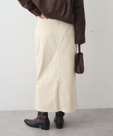 CRAFT STANDARD BOUTIQUE ラップ風デニムスカート