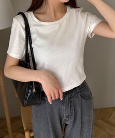 WEGO 【SMサイズ展開】コンパクトリブT