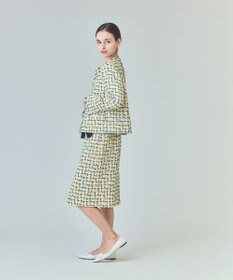 GRACE CONTINENTAL チュールヤーンツイードジャケット