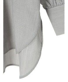 Green Parks イージーケアスタンドフリルシャツチュニック