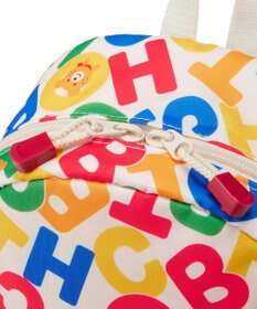 MIKI HOUSE HOT BISCUITS 【Mサイズ】 ロゴ総柄 リュック