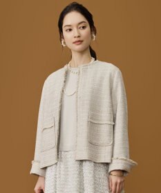 ライトミックスツイード ジャケット / 自由区 | ファッション通販